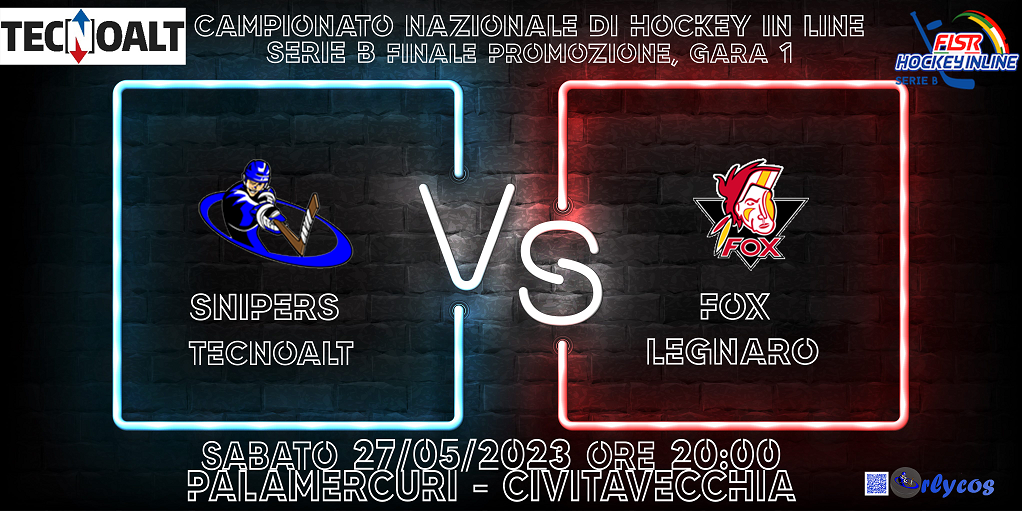 Hockey in line, Snipers TECNOALT: è il giorno della finale